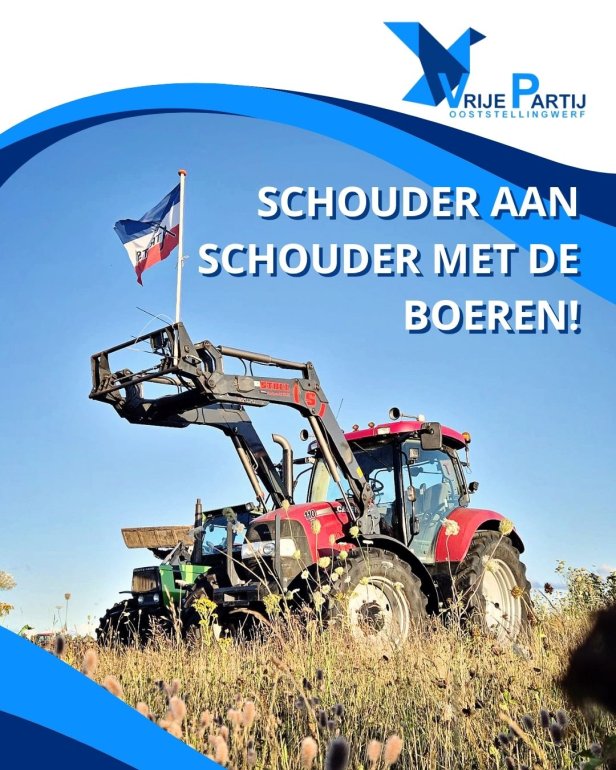 Schouder aan schouder met onze boeren!